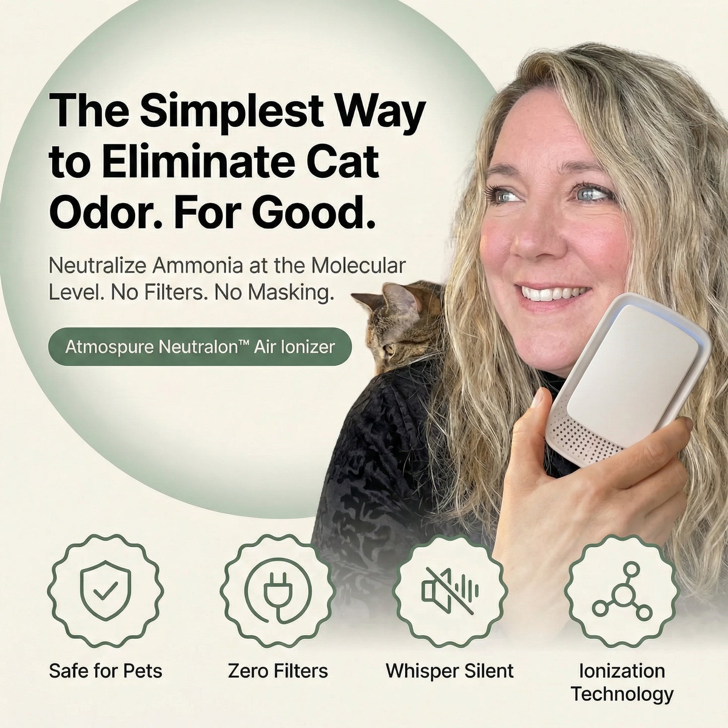 Air Ionizer for Cat Odour Removal